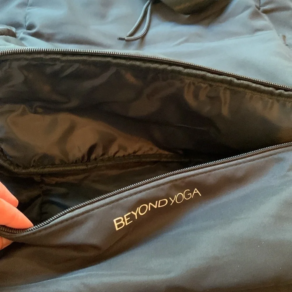Beyond Yoga black backpack/crossbody bag